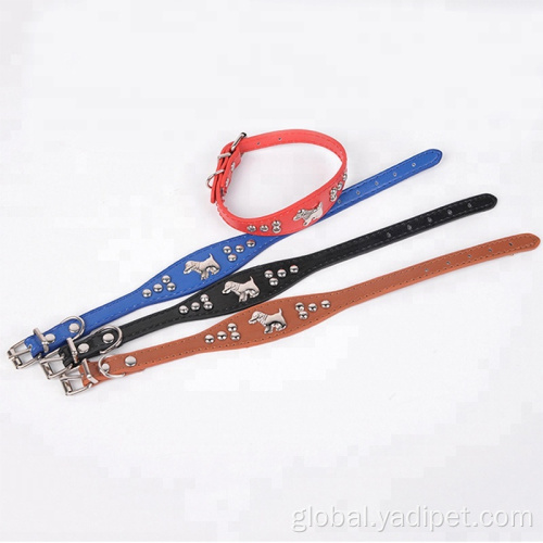 Pu Dog Collar Dog Collar PU Leather Personalized Dog Accessories Factory